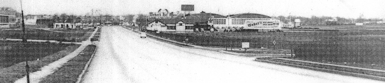 Crescent Boulevard at Airport Circle, circa 1935