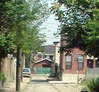Intersection of Dauphin Street and Division Street — July 10, 2004