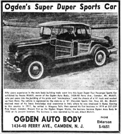 Ogden's Super Duper Sports Car