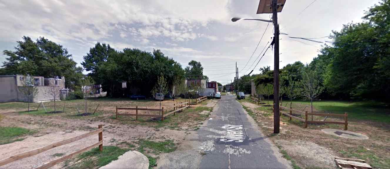 Intersection of Silver Street and former Gold Street, 2012