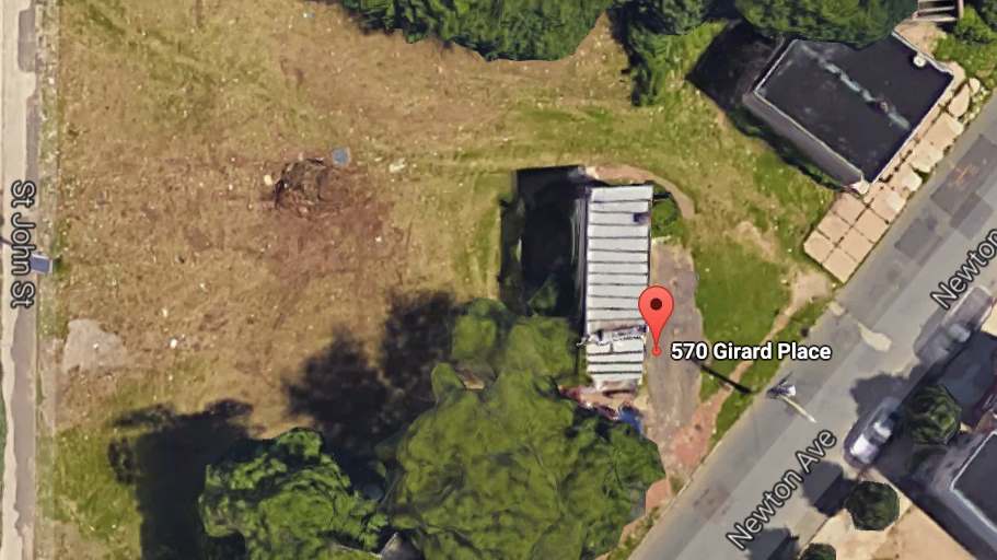 2016 satellite view of the former Girard Place