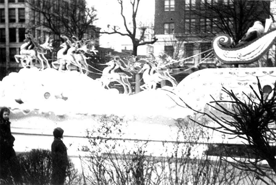 Corner of Front and Cooper Streets at Christmas, 1938