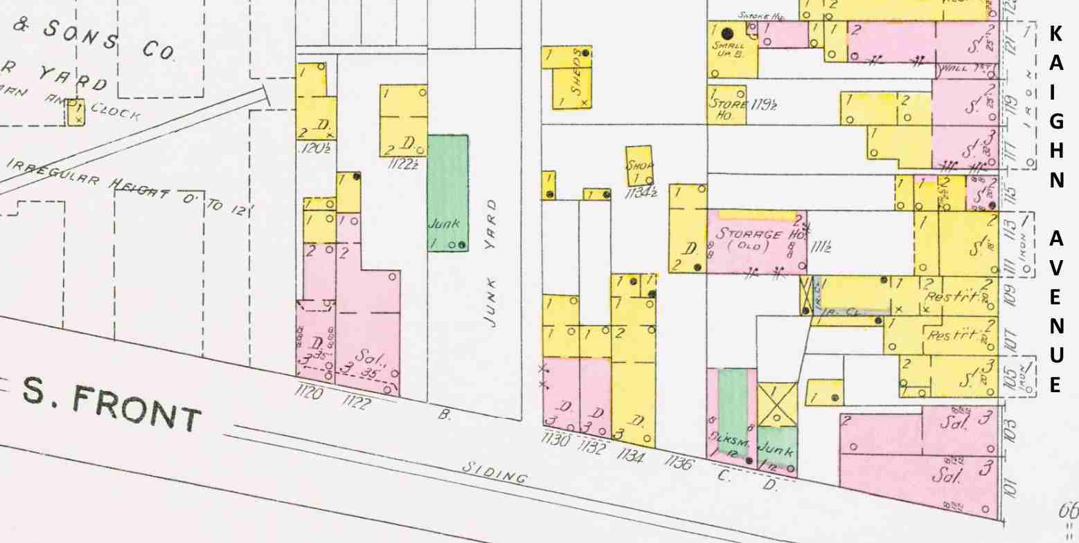 1100 block of South Front Street, 1906