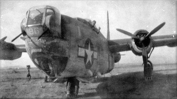 VPB-119 PB4Y-2 BUNO W415, Clark Field 1945