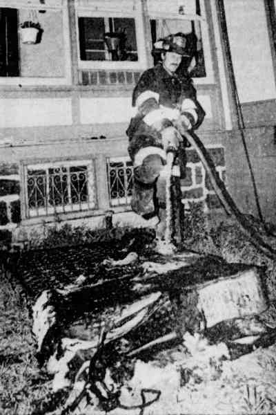 Park Boulevard house fire, Camden, June 1986
