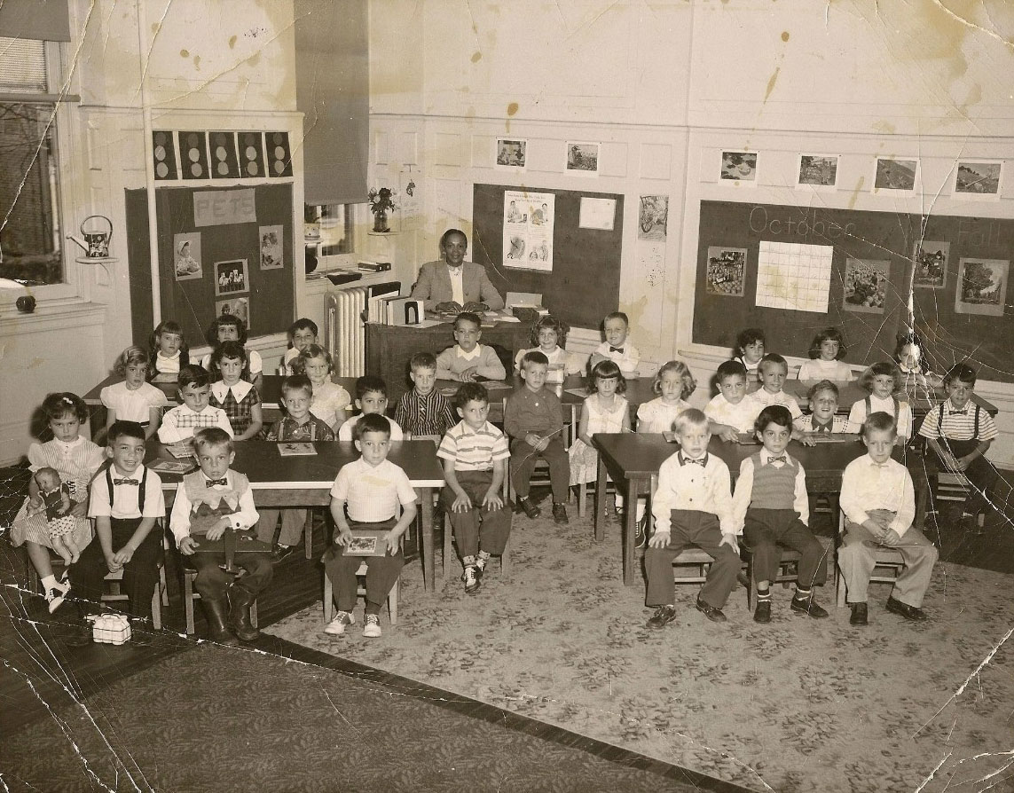 Mrs. Stanford's Kindergarten Class, 1956-1957, Cramer School