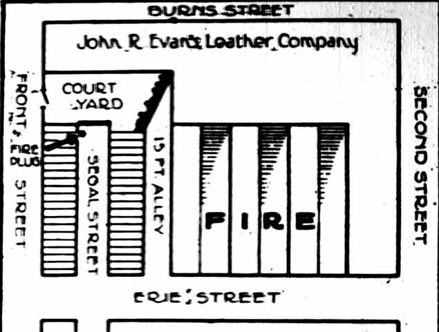 Erie Varoma map, February 24, 1928