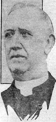 Rt. Rev. John J. Dunn, Bishop of New York City, en route to Rome bearing an album of RCA Victor religious records to Pope Pius XI