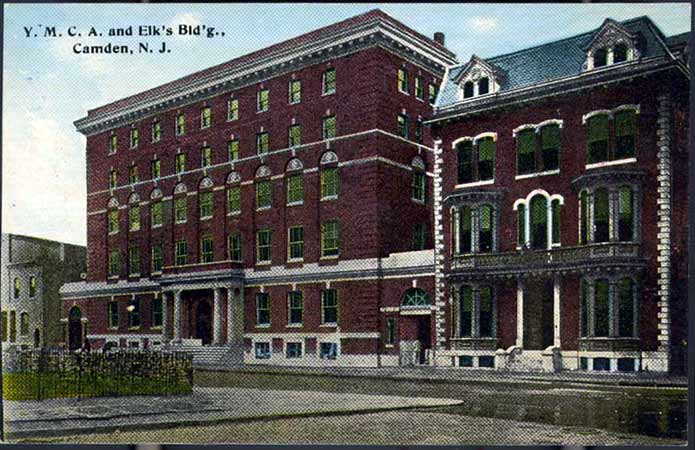 YMCA & Elks Buildings, Federal Street east of Broadway — about 1910