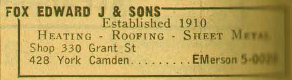 Edward J. Fox & Sons, 330 Grant Street, 1955