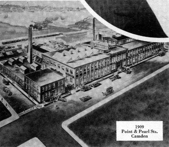 The Warren Webster Company at the northwest corner of Point and Pearl Streets, 1909