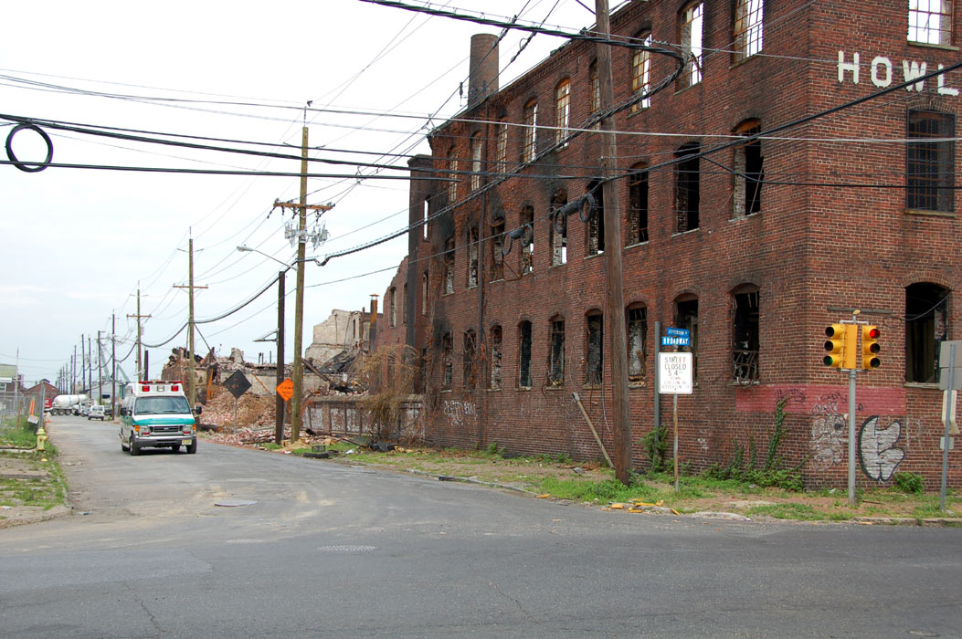 Looking west from Broadway on Jefferson Street, June 27, 2011