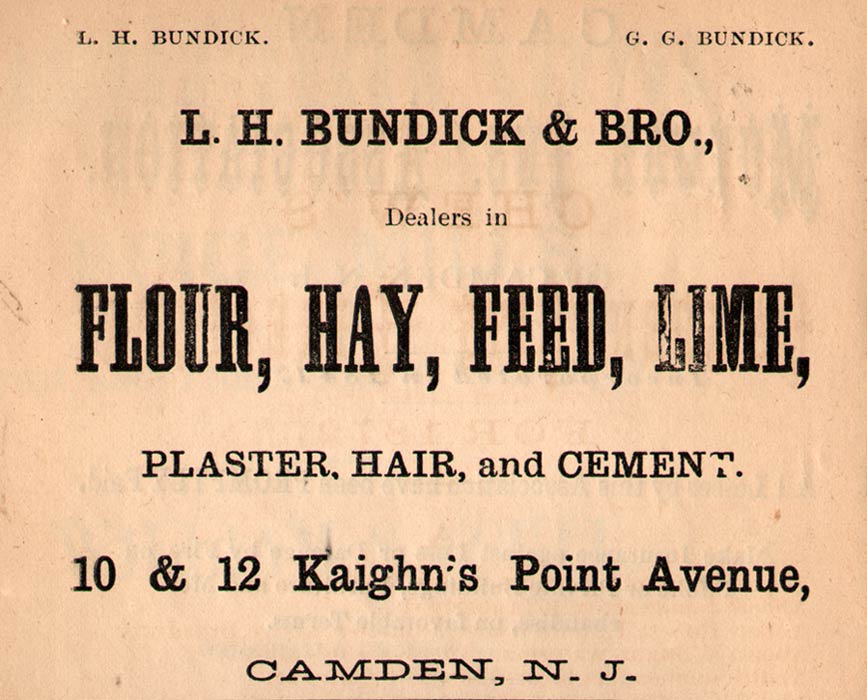 10-12 Kaighn Avenue, Capewell & Son Glass Works, 1872