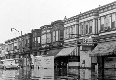 1026-1006 Kaighn Avenue, August 11, 1958 flood, by Bob Bartosz