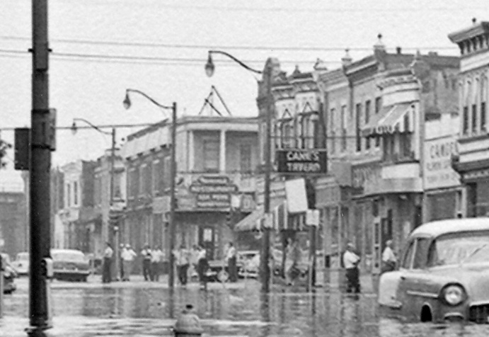 Mt Ephraim Avenue & Kaighn Avenue, 1056-1116, August 11, 1958 flood, by Bob Bartosz