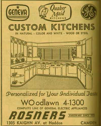 1305 Kaighn Avenue, La Bon Bon / Rosner's, 1955 NJ Bell ad