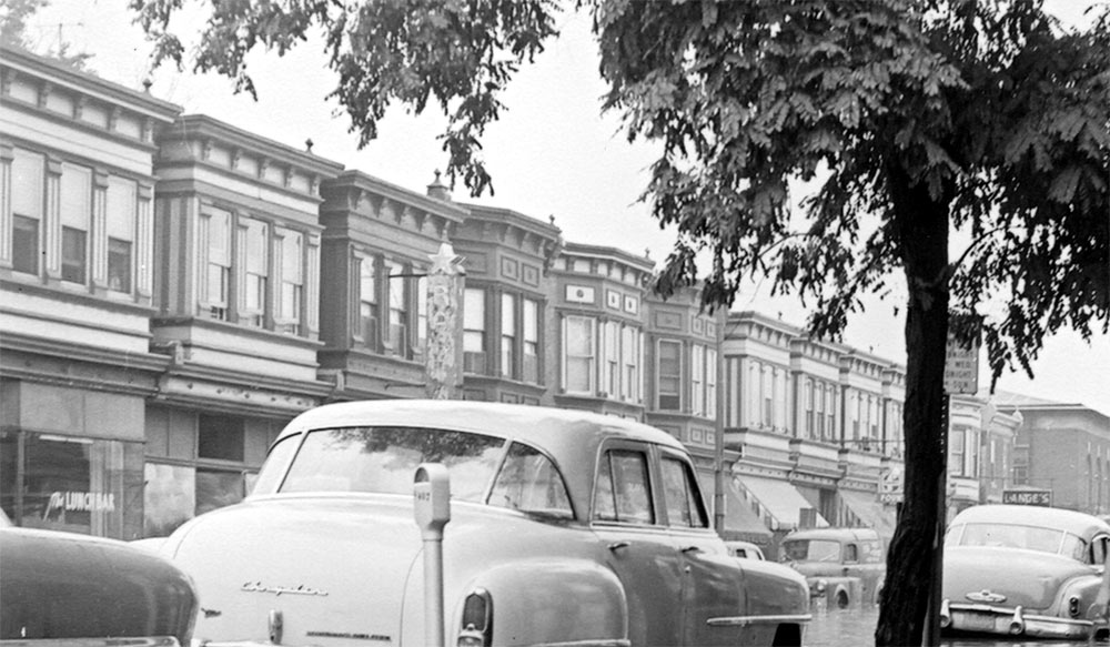 East of 1024 Kaighn Avenue flood, August 11, 1958, Bob Bartosz