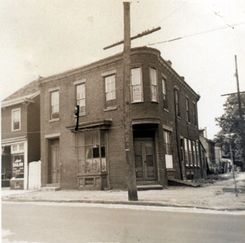 723 Ferry Avenue NE corner — Mrs. Theresa Di Lello candy store, June 1951