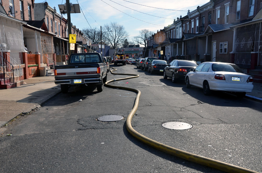 View from Westfield Avenue, December 3, 2011