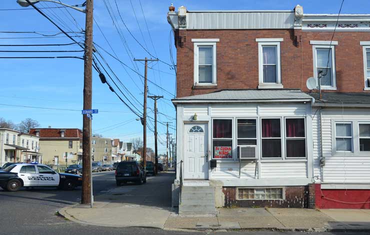 Northeast corner of Leonard Avenue and Westfield Avenue, December 3, 2011