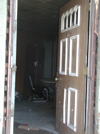 Through door of 2000 Arlington Street — February 7, 2004