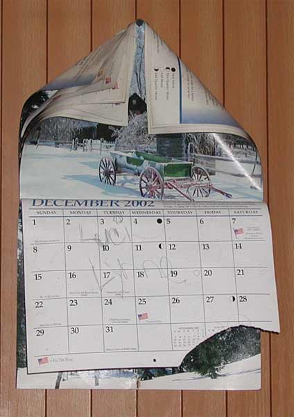 Through door of 2000 Arlington Street — February 7, 2004
