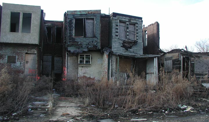 2048–2054 Arlington Street radioactive hot zone — February 7, 2004