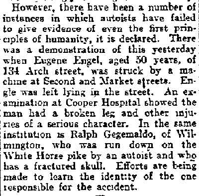134 Arch Street - Edward Engel - Philadelphia Inquirer September 8 1915