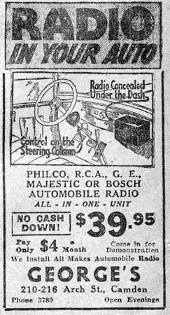 210-216 Arch Street George's Auto Service August 2 1933