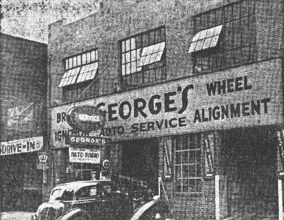 George's Auto Service advertisement October 8 1936