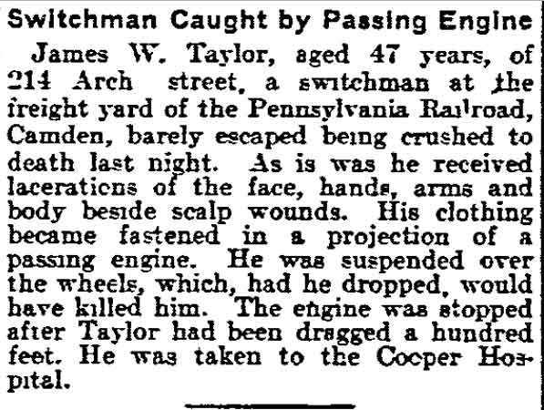 214 Arch Street - Philadelphia Inquirer June 29 1904