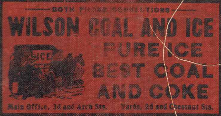 George E. Wilson Sr. directory advertisement 1906