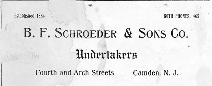 336 Arch Street Camden Historical Survey 1919