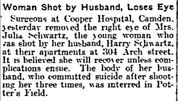 304 Arch Street - Harry Schwartz - Philadelphia Inquirer December 5 1915