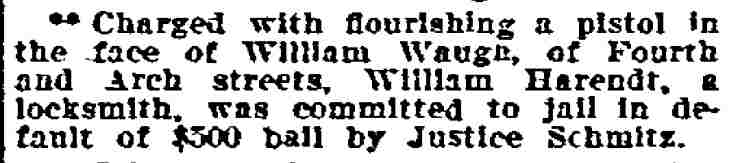 331 Arch Street - William F. DeHarendt - Philadelphia Inquirer August 22 1906