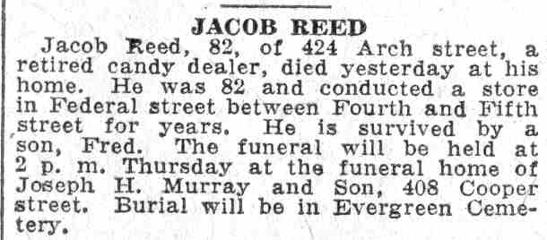 424 Arch Street June 13 1932