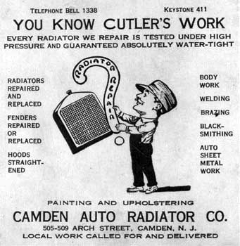505-509 Arch Street - Camden Auto Radiator Company 1915-1930
