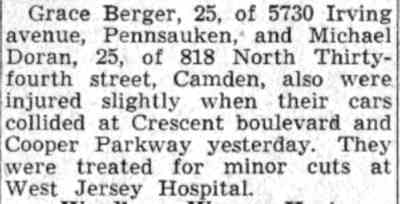 818 North 34th Street — Michael Doran, Camden Courier-Post July 28 1941
