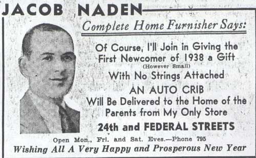Jacob Naden, 1503 Baird Avenue
