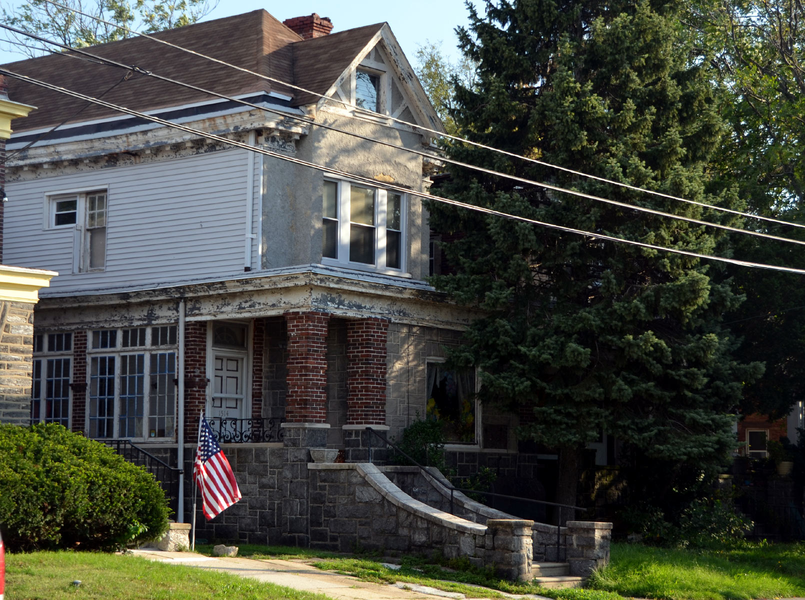 1514 Baird Avenue, fire damage, September 29, 2011 (second view)