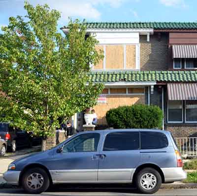 1532 Baird Avenue, fire damage, September 29, 2011 (third view)