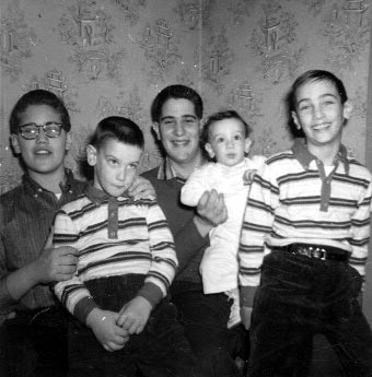 The Rosen boys, 2597 Baird Boulevard, 1950s