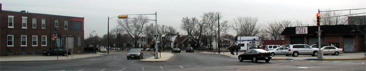 2627 block of Baird Boulevard showing fire damage, February 26, 2004