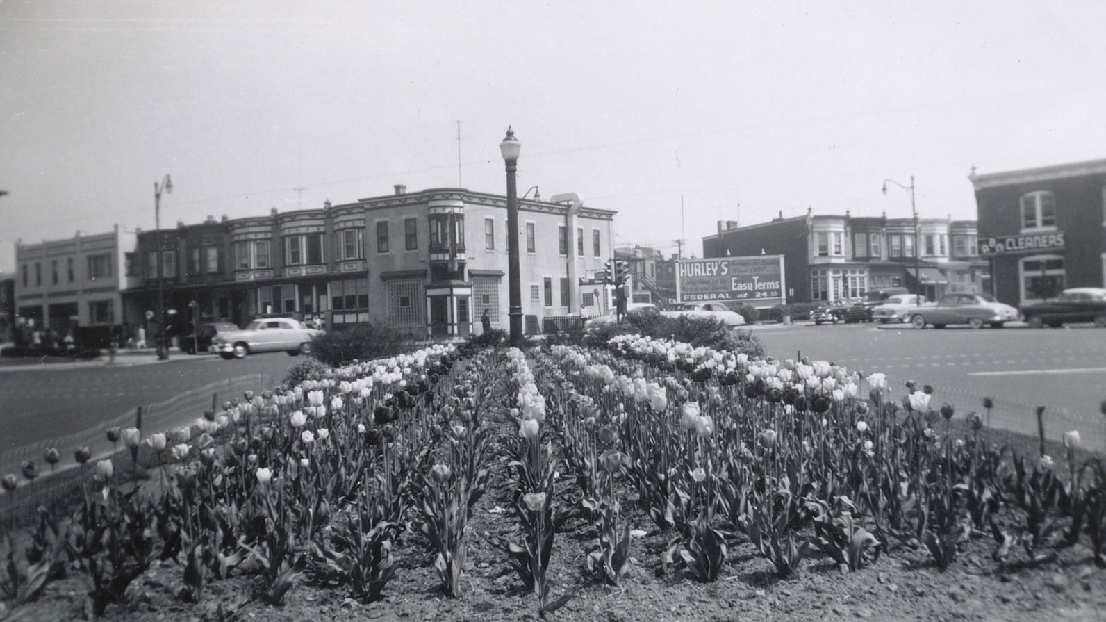 Looking from Baird Boulevard toward North 27th Street and Federal Street, April 30, 1953