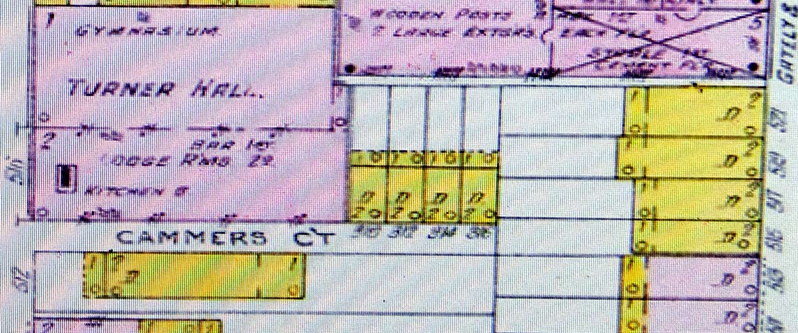 Cammer's Court on the 1906 Sanborn Fire Insurance Map