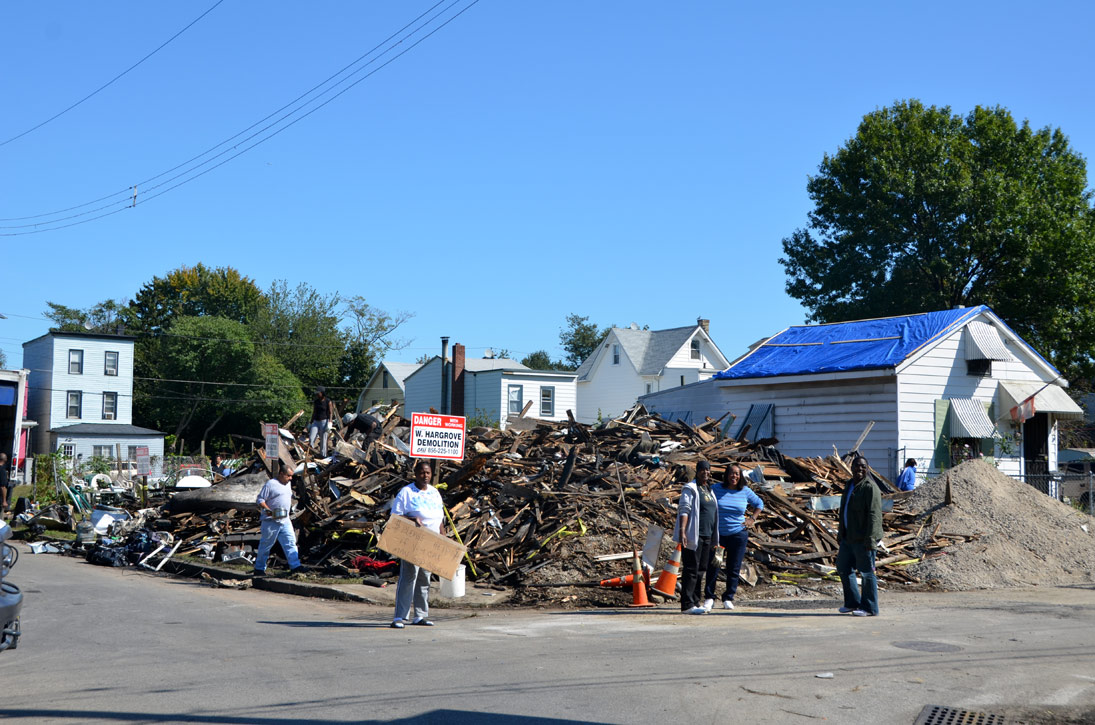 Northeast corner of North 24th Street and Pierce Avenue, October 6, 2011