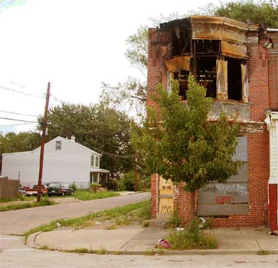 SE corner of South 24th and Mickle, 2011