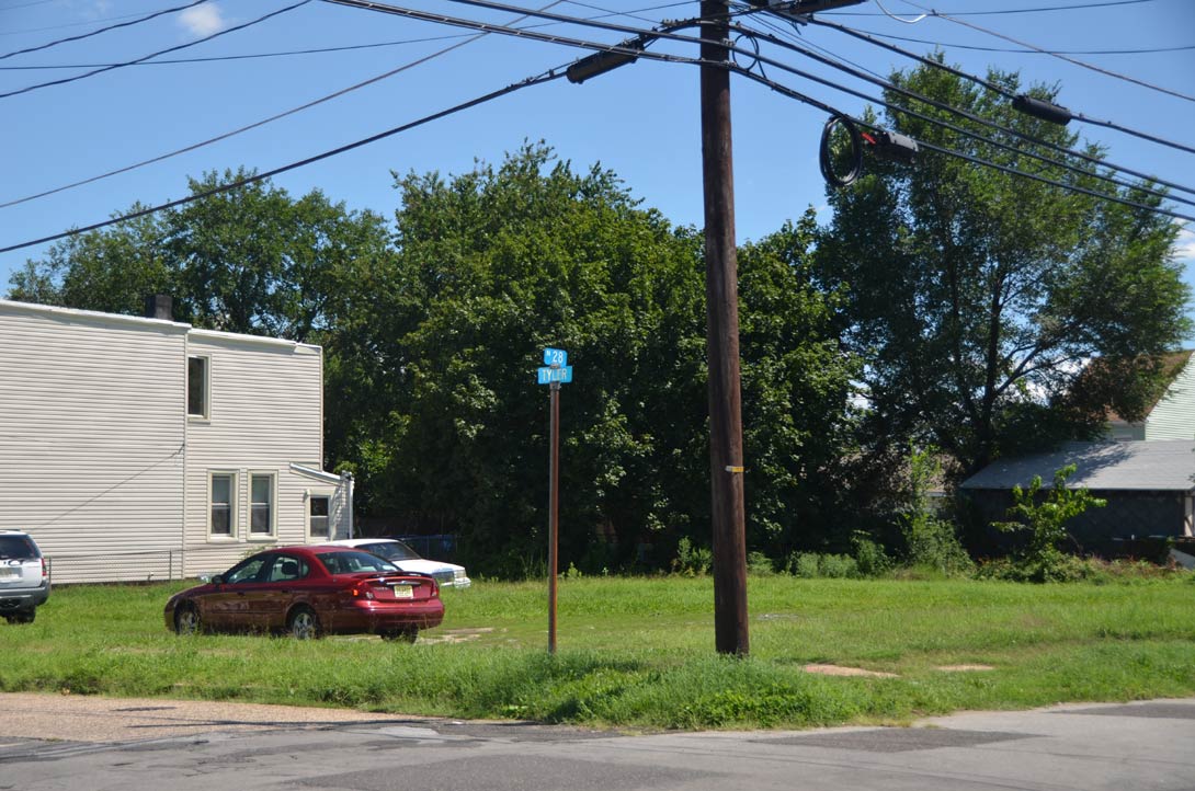 Northeast corner of North 28th Street and Tyler Avenue, August 22, 2011