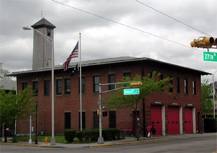 East Camden Firehouse at Federal Street & 27th Street, April 2003