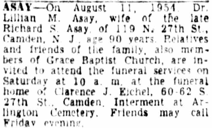 119 North 27th Street, August 12, 1954
